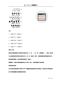 Bebras计算思维趣味课堂初级（奇妙算术-二进制）