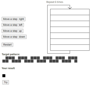 2015年Bebras挑战练习题-Drawing Patterns（绘图模式）